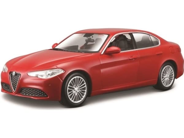 BBURAGO Alfa Romeo Giulia 2016, 1:24, Sportsbil, Montert på forhånd, 1:24, Alfa Romeo Giulia (2016), 1 stykker, 3 år