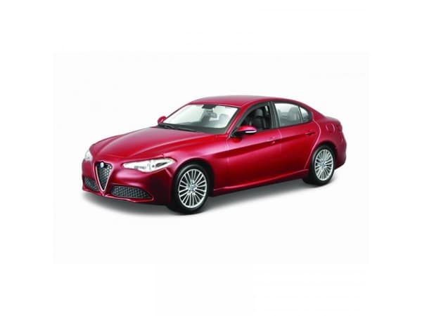BBURAGO Alfa Romeo Giulia 2016, 1:24, Sportsbil, Montert på forhånd, 1:24, Alfa Romeo Giulia (2016), 1 stykker, 3 år