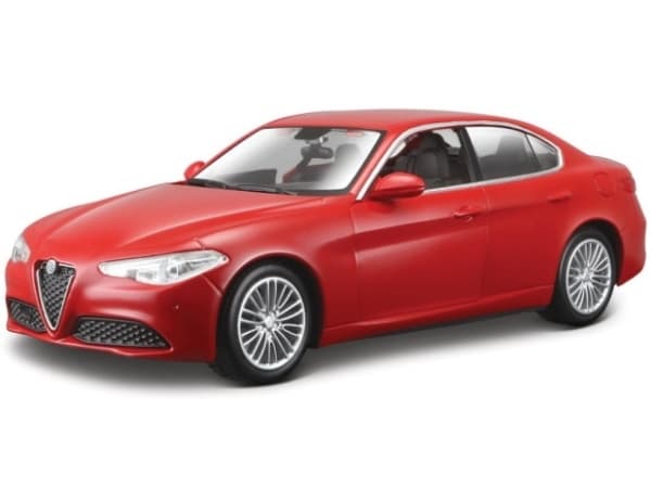 BBURAGO Alfa Romeo Giulia 2016, 1:24, Sportsbil, Montert på forhånd, 1:24, Alfa Romeo Giulia (2016), 1 stykker, 3 år