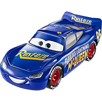 Disney Cars 3 Bilar Pixar Mattel Metall Fabulous Mcqueen blå 1:55