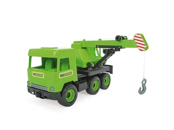 Wader Green 38 cm Medium Truck Crane laatikossa