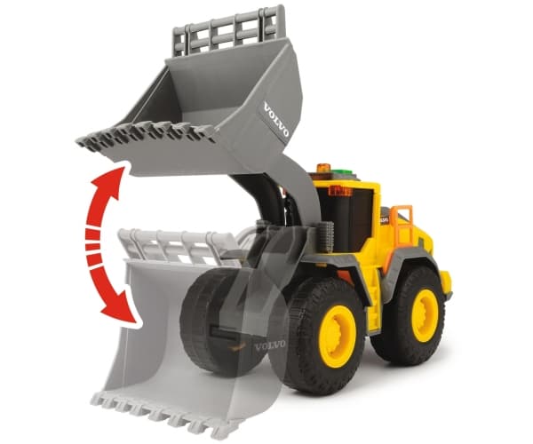 Dickie Toys Volvo Wheel Loader, Traktor, Inne/Ute, 3 år, Plast, Sort, Grå, Gult