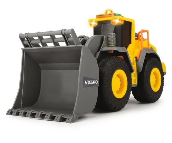 Dickie Toys Volvo Wheel Loader, Traktor, Inomhus / utomhus, 3 År, Plast, Svart, Grå, Gul