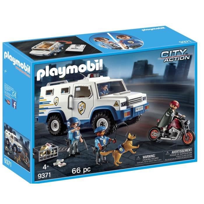 PLAYMOBIL 9371 - City Action - Pansret varevogn - Eksklusivitet Cdiscount