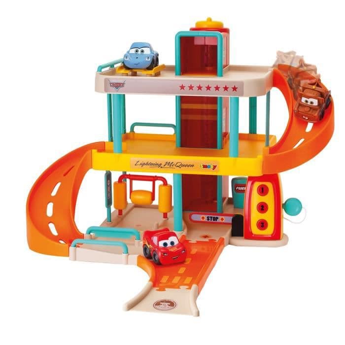 SMOBY Vroom Planet Cars 3 Stor garage 1 køretøj