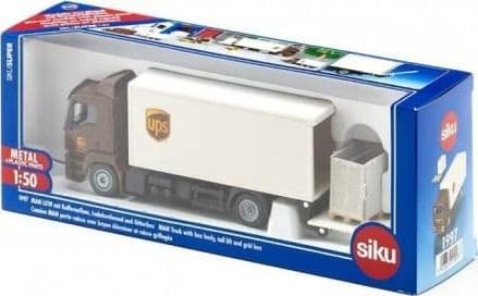 Siku MAN Truck with box body and tail lift, Modellastbil / -släp, Förmonterad, 1:50, MAN Truck, Alla, Metall, Plast