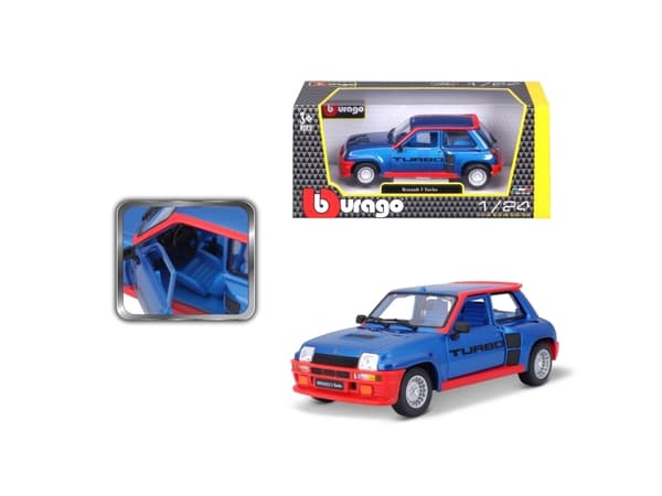 BBURAGO 18-21088, Rallybilmodell, Montert på forhånd, 1:24, Renault 5 Turbo, Metall, Plast, 3 år