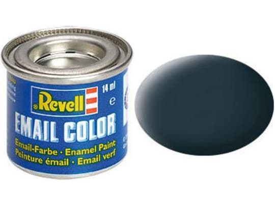 Revell Granite grey, mat RAL 7026 14 ml-tin, Grå, 1 stykker