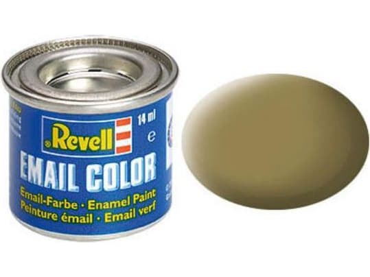 Revell Olive brown, mat RAL 7008 14 ml-tin, Brun, 1 stykker