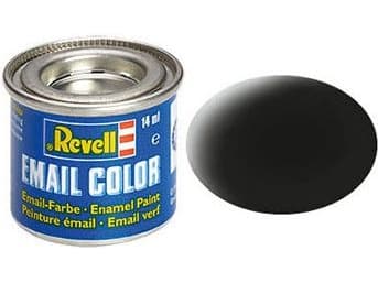 Revell Email Color 08 Black Mat 14ml., Scale Model Engineering Objects