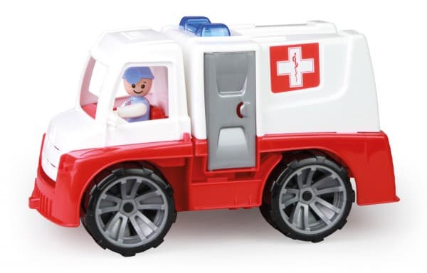 Lena TRUXX 04446, Truck, Ambulance, 2 år, Plast, Rød, Hvit