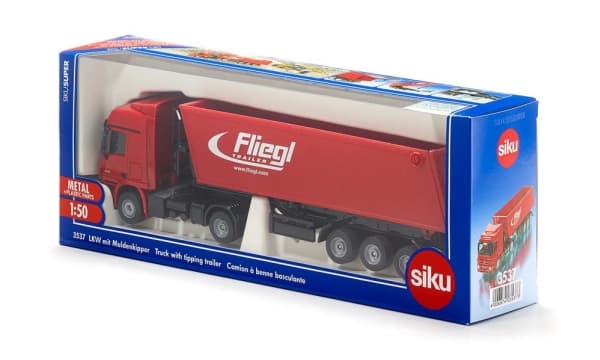 Siku LKW mit Muldenkipper, Förmonterad, Modellastbil / -släp, 1:50, Metall, Plast, 3 År