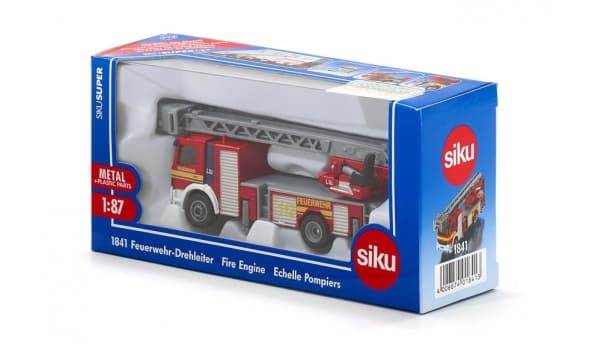 Siku 10184100000, Paloauton pienoismalli, 3 vuosi/vuosia, Harmaa, Punainen