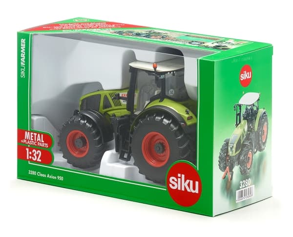 Siku 3280, Traktorin pienoismalli, 3 vuosi/vuosia, Metalli, Muovi, Musta, Vihreä, Punainen
