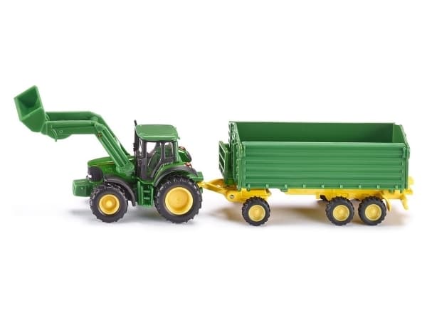 Siku - John Deere traktor/laster &amp; Trailer 1:87 Målestokk