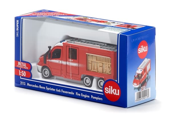Siku 10211300000, 3 År, Metall, Plast, Röd, Vit, Svart