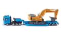 Miniatyrbild 2 av 5: Siku 1:87 Heavy Haulage With Flat-Bed Trailer