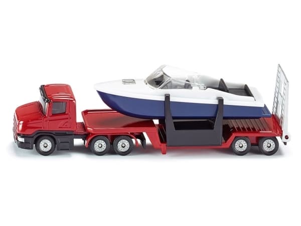 Siku Low Loader With Boat