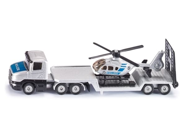 Siku 1610, Kuorma-auto + helikopteri, Super, 3 vuotta, metalli, muovi, sininen, hopea