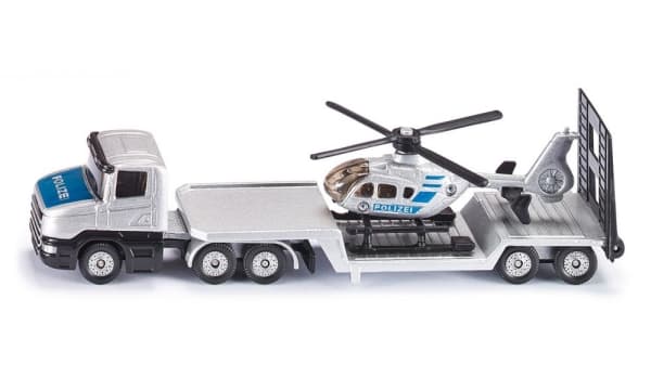 Siku 1610, Lastebil+helikopter, Super, 3 år, Metall, Plast, Blå, Sølv