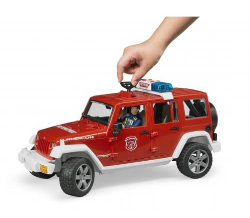 BRUDER 2528, Röd, Plast, 3 År, Pojke, Blå, Jeep