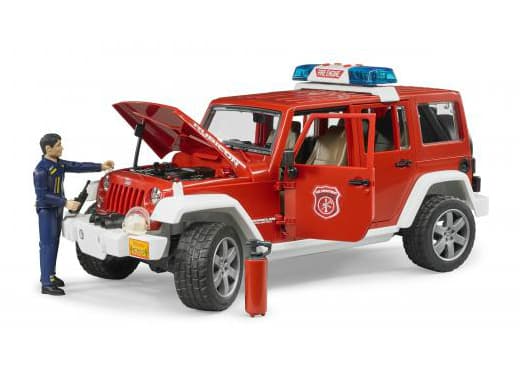 BRUDER 2528, Röd, Plast, 3 År, Pojke, Blå, Jeep