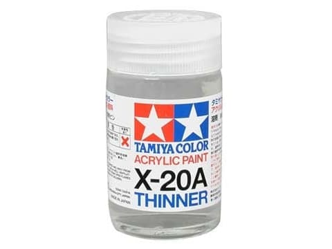 Tamiya Color Acrylic Paint Mini Series X-20A - Paint thinner - gloss - 46 ml