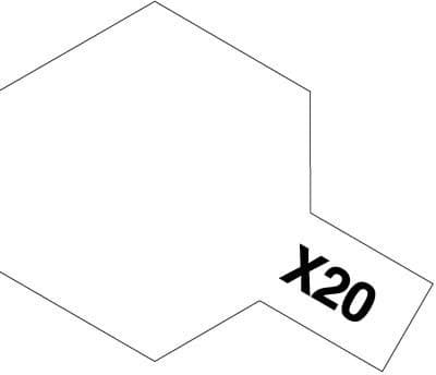 Tamiya Color Acrylic Paint Mini Series X-20A - Paint thinner - gloss - 46 ml