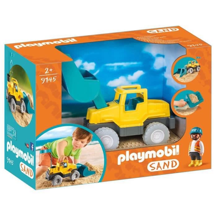 PLAYMOBIL Sand - 9145 - Læsser med gravemaskine