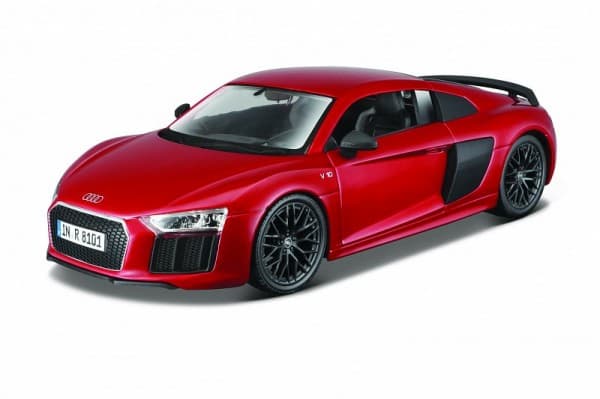 Mat Montert metallmodell Audi R8 V10 Plus 1:25