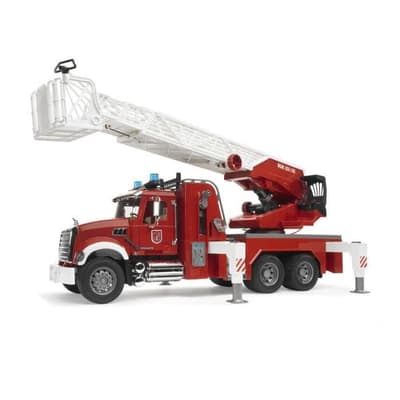BRUDER - 2821 - MACK Granite Fire Truck with Ladder and Water Pump - Scale 1:16 - 63 cm