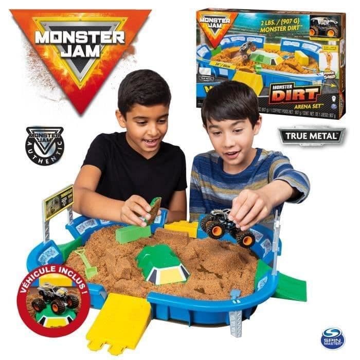 MONSTER JAM Playset Dirt Arena - Asteikko 1:64