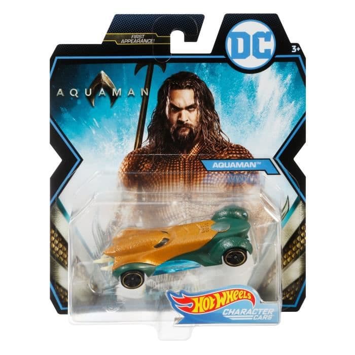 KUUMAT PYÖRÄT - DC AQUAMAN -autot - Pieni auto - DC Comics -sankarien ja roistojen inspiroima - 3 vuotta ja enemmän