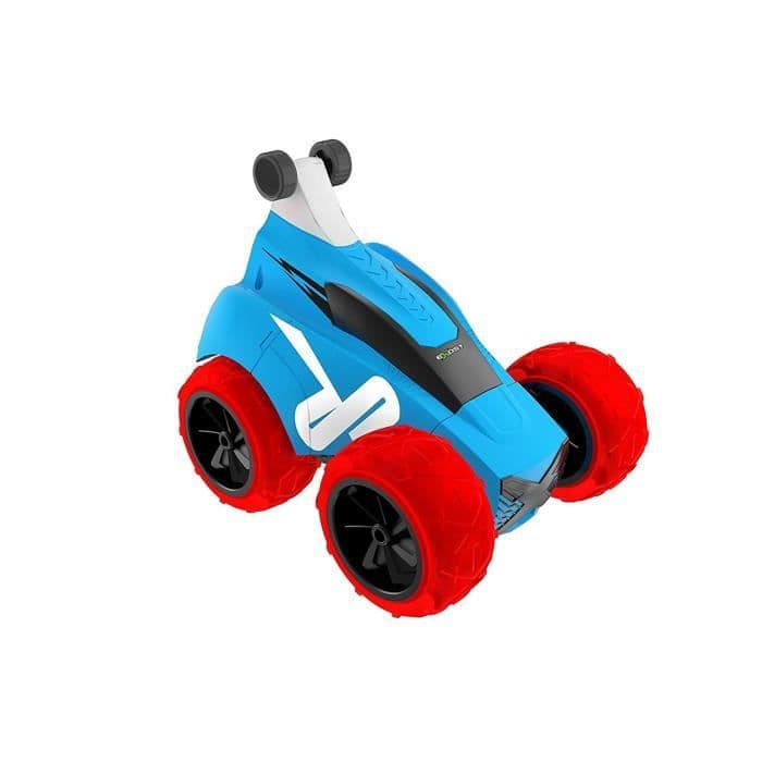 EXOST - Crazy XS Blue and Red Remote Control Car - Skala 1:34