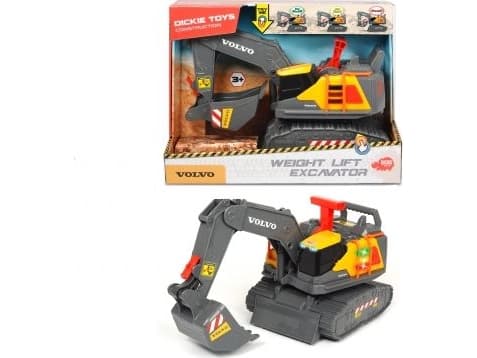 Dickie Toys 203725006, Grävmaskin, 3 År, Svart, Grå, Röd