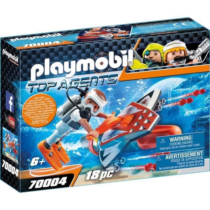 PLAYMOBIL 70004 - Topagenter - SPY TEAM undervands thruster