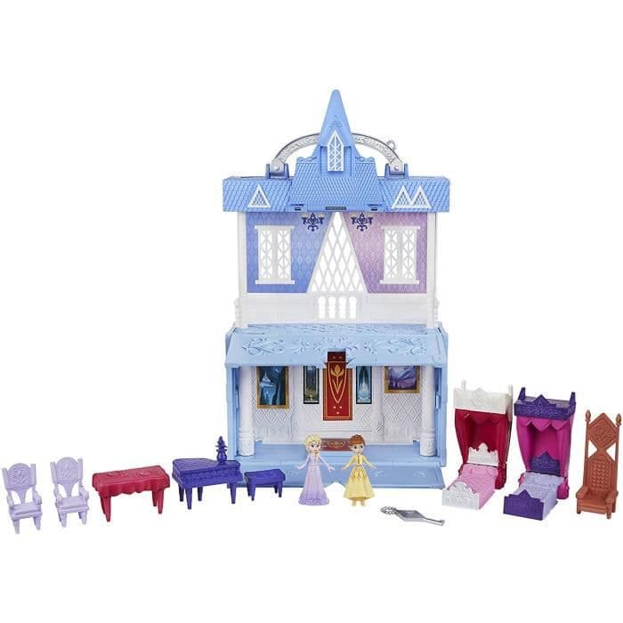 Disney Frozen 2 - Pop up - Mini Arendelle Castle of Elsa och Anna dockor - 2 våningar
