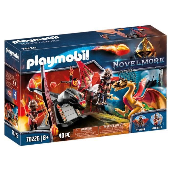 PLAYMOBIL 70226 - Novelmore - Burnham Raiders Knights og Golden Dragon - Nyt for 2020