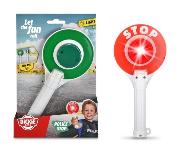 SOS Police slikkepinne, 25 cm
