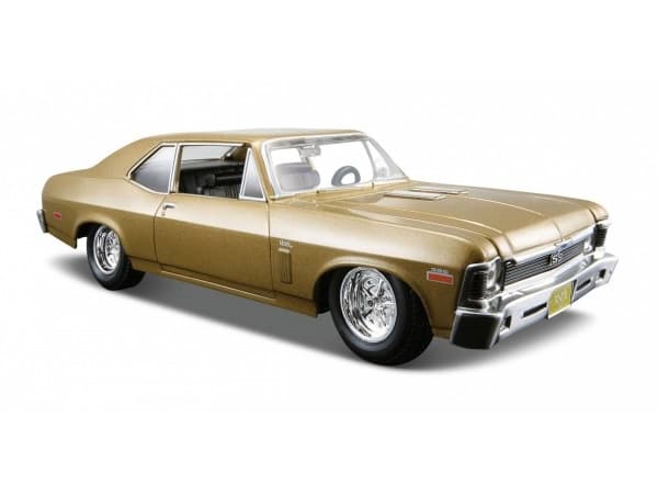Maisto Models Metal Chevy Nova SS 1970 blå 1:24