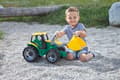 Miniatyrbilde 5 av 5: Lena GIGA TRUCKS Tractor with front shovel, Traktor, 3 år, Blå, Grønn, Gult