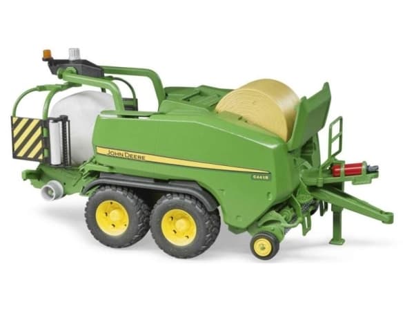 Bruder John Deere C441R round bales press toy