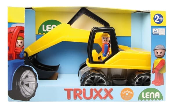 Lena TRUXX 04411, Grävmaskin, 2 År, Plast, Svart, Grå, Gul