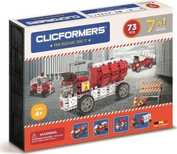 Clics leker Clics CLICFORMERS blokker 70el Brannvesen