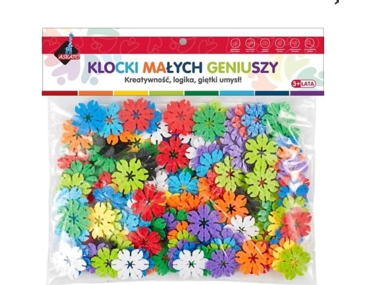 Askato Flower Blocks - 140 pieces in a bag