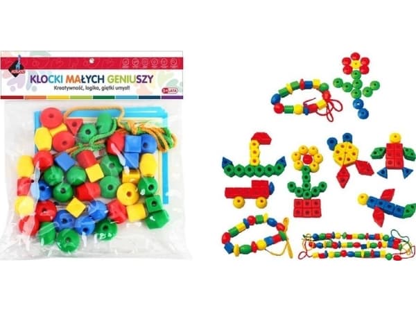 Askato Geometric blocks 40el in a bag 112534