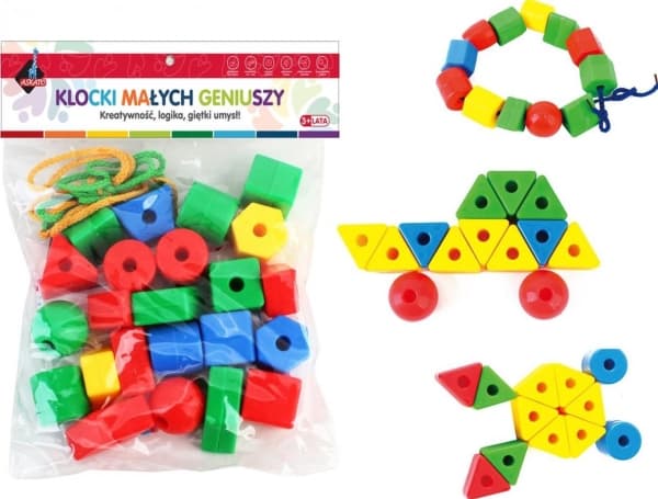 Askato Geometric blocks 62el in a bag 112558