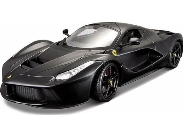 Bburago Laferrari matt svart 1:18