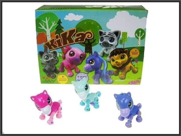 Kika hest 12cm med lyd 3 farger p12 1689-3 pris for 1 stk