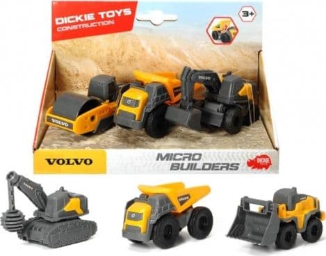 Anleggsbiler Volvo 3-Pak Valse, Dumper, Gravemaskin